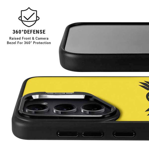 University of Oregon Ducks Yellow Galaxy S25 Ultra Kickstand Case